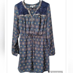 DANIEL RAINN medallion dress Small